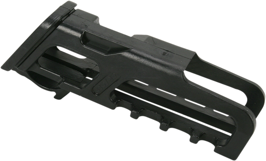 Black Acerbis chain guide for Honda motorcycles, body part with mounting brackets and chain protection features.