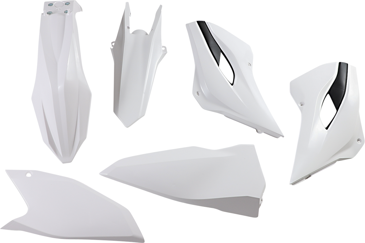 Acerbis standard replacement body kit for motorcycles, OEM 2393434584, featuring assembled body panels and components.
