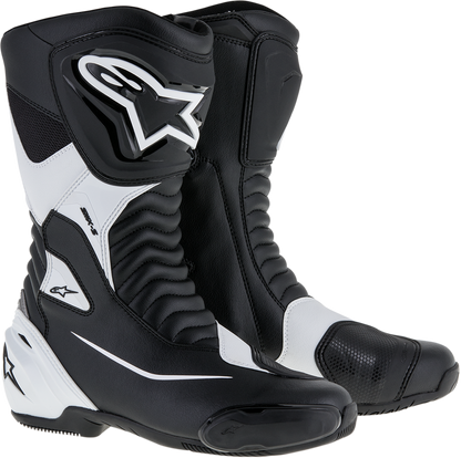 ALPINESTARS SMX-S Boots - Black/White - US 4 / EU 37 2223517-12-37 - Howling Moto