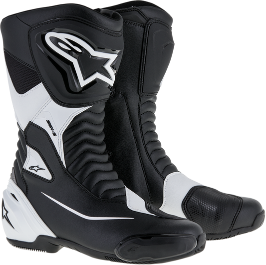 ALPINESTARS SMX-S Boots - Black/White - US 6.5 / EU 40 2223517-12-40 - Howling Moto