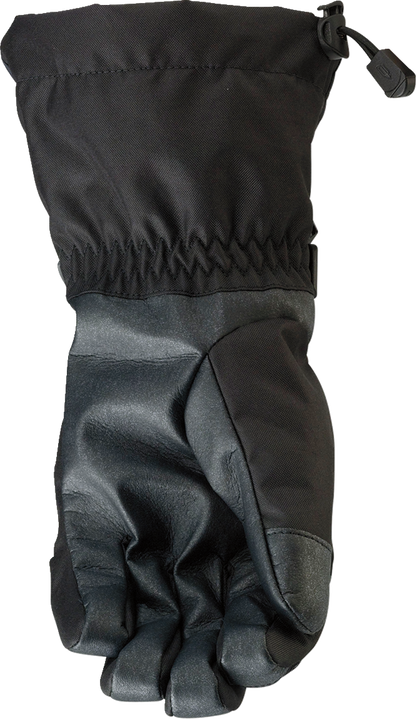 Black and gray ARCTIVA Pivot Gloves in large size, featuring a durable design, from Bill's Exhausts.
