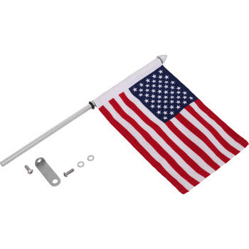 SHOW CHROME Flag Pole - Chrome - Slingshot 44-106 - Howling Moto