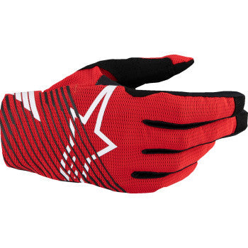 ALPINESTARS Radar Pro MX Gloves - Bright Red - Medium 3560325-3010-M - Howling Moto