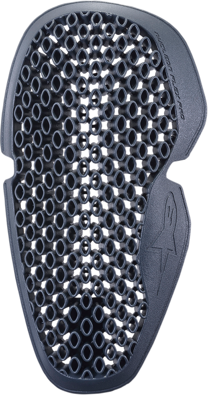 Alpinestars Nucleon Flex Pro elbow guards in small size, protective gear with black and gray design for motorcycle safety