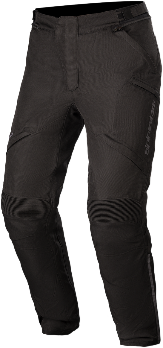 Alpinestars Gravity Drystar® touring motorcycle pants in black, size XL, featuring protective armor and durable textile construction.