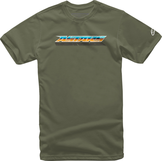 Alpinestars Chromium Military T-Shirt in XL, featuring a stylish design and comfortable fabric, ideal for casual wear.
