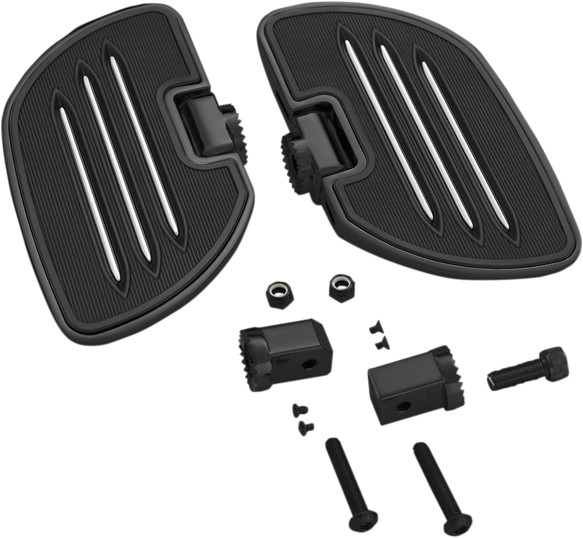 Black SHOW CHROME driver board for GL1800 engine, compatible with 2021 models, designed for motorcycle engine customization.