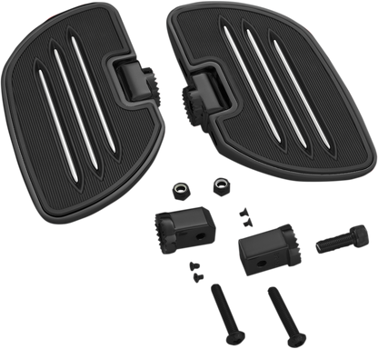 Black SHOW CHROME driver board for GL1800 engine, compatible with 2021 models, designed for motorcycle engine customization.