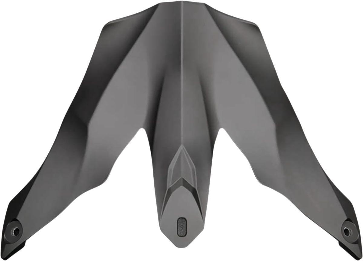 Matte black AFX FX-14 Peak helmet by Bill's Exhausts, showing the sleek design and sturdy construction for motorcycle safety.
