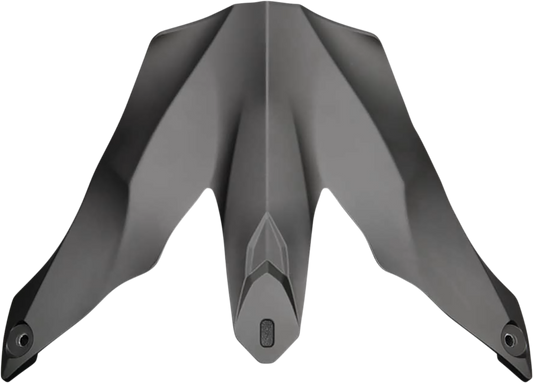 Matte black AFX FX-14 Peak helmet by Bill's Exhausts, showing the sleek design and sturdy construction for motorcycle safety.