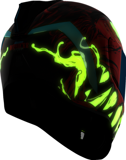 Red ICON Airform™ helmet with Manik'RR design and MIPS® safety system, large size, shown on a plain background.