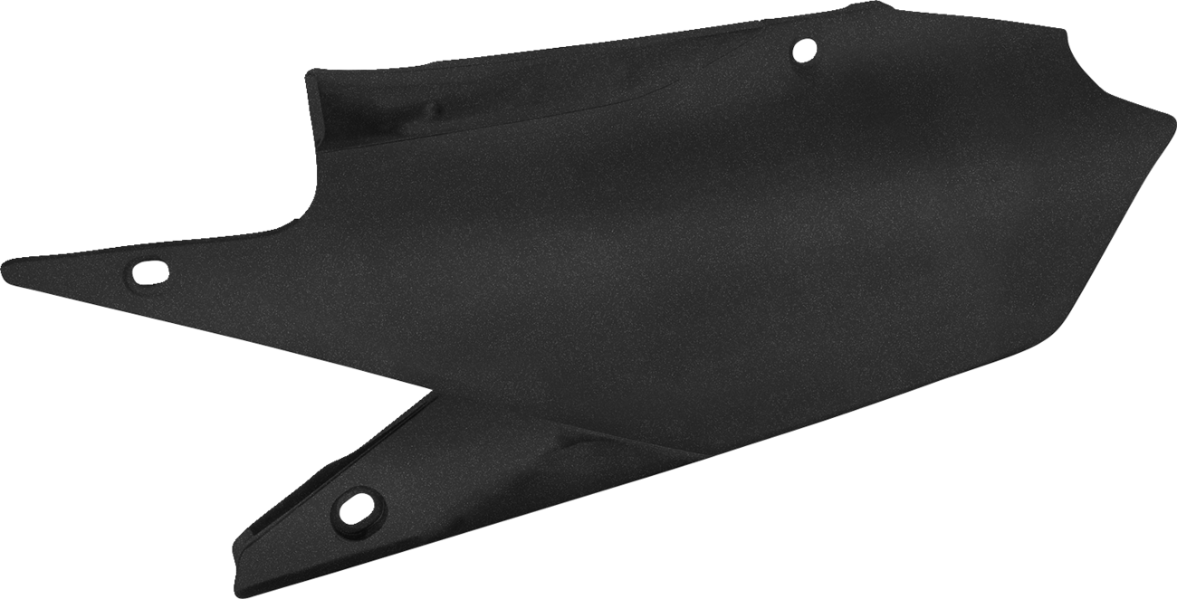 A set of metallic black Acerbis side panels for Yamaha YZF250/450 2019-2022 motocross bikes, shown on a white background.