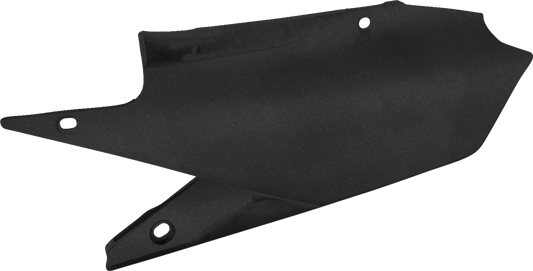 A set of metallic black Acerbis side panels for Yamaha YZF250/450 2019-2022 motocross bikes, shown on a white background.