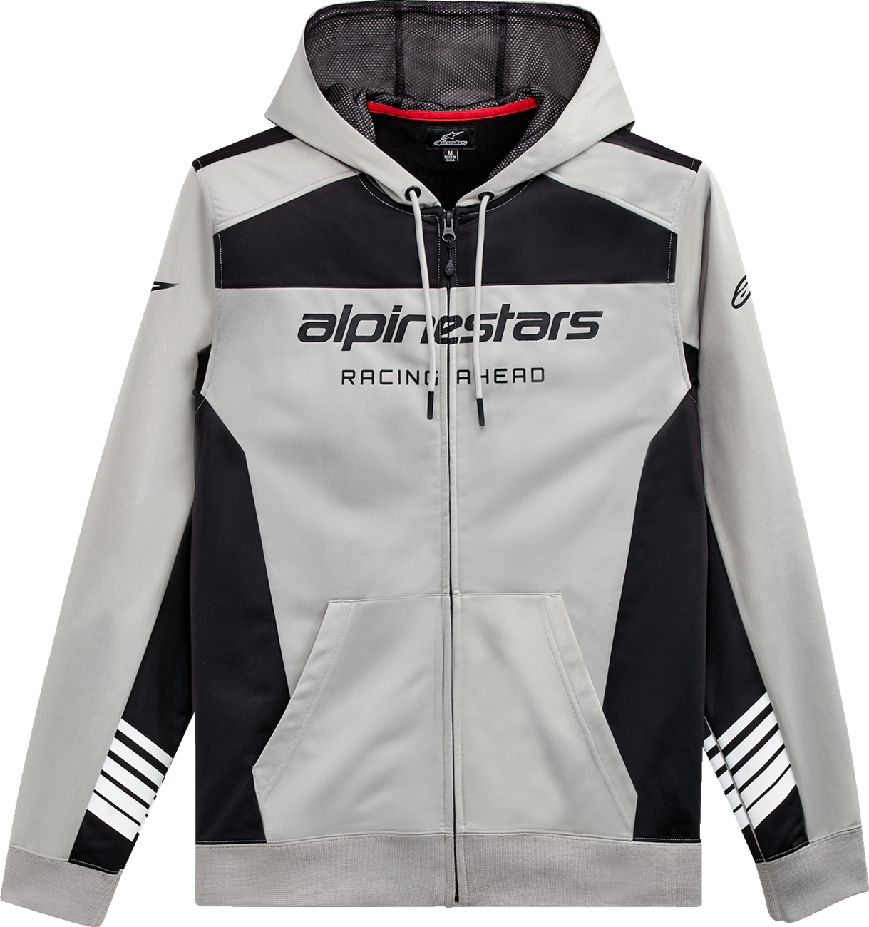 Alpinestars Sessions ll hoodie in silver and black, 2XL, featuring a casual fit and stylish design with Alpinestars branding.