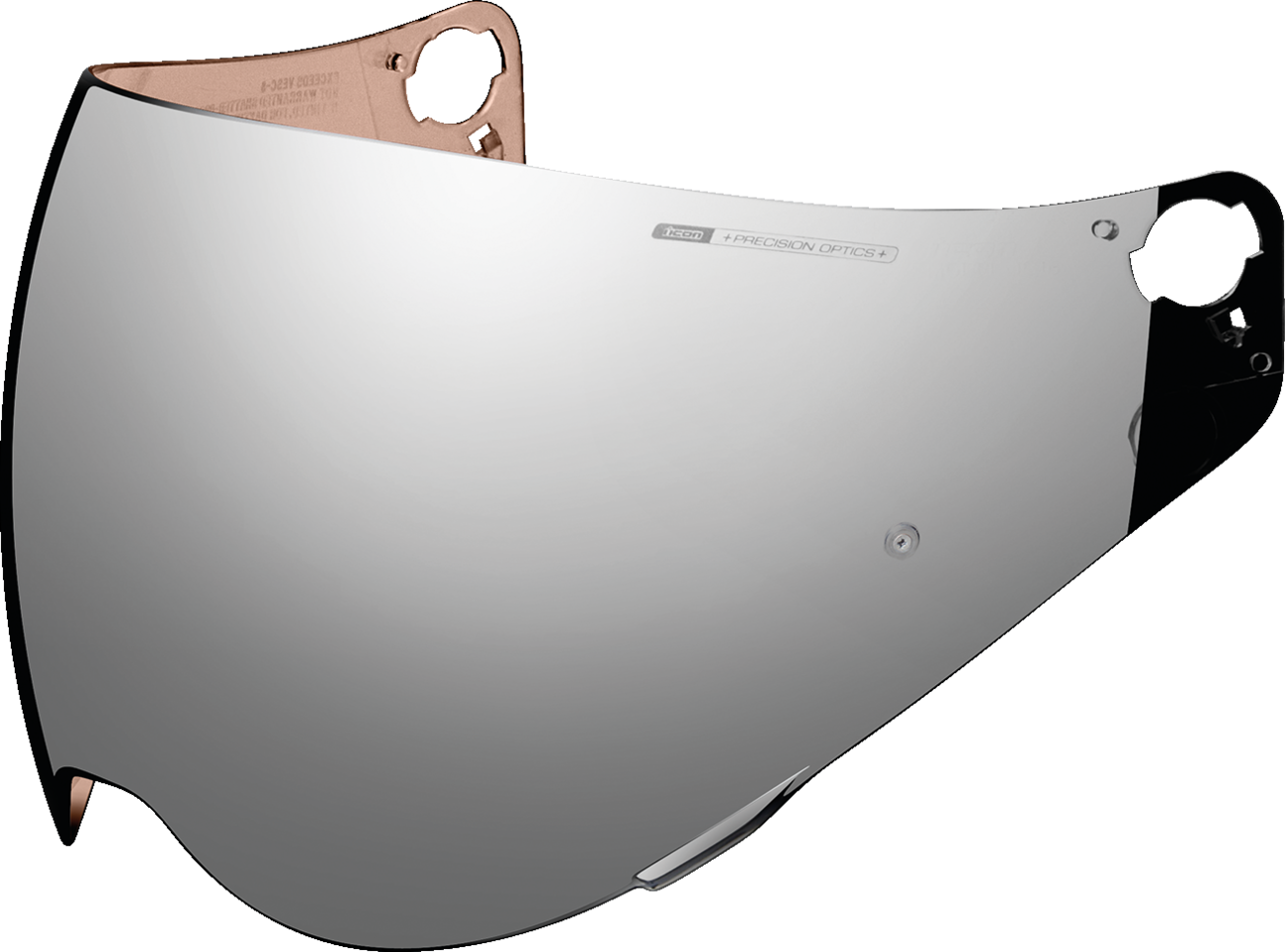 Bill's Exhausts ICON Variant Pro™ Pinlock®-Ready Shield for helmets, RST Silver color, featuring clear, protective viewing surface.