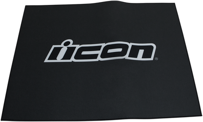 Bill's Exhausts ICON Absorbent Pit Pad 9905-0109 showing a soft, absorbent fabric pit pad with brand logo and protective edges.