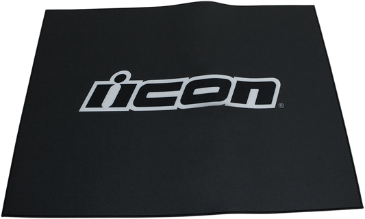 Bill's Exhausts ICON Absorbent Pit Pad 9905-0109 showing a soft, absorbent fabric pit pad with brand logo and protective edges.