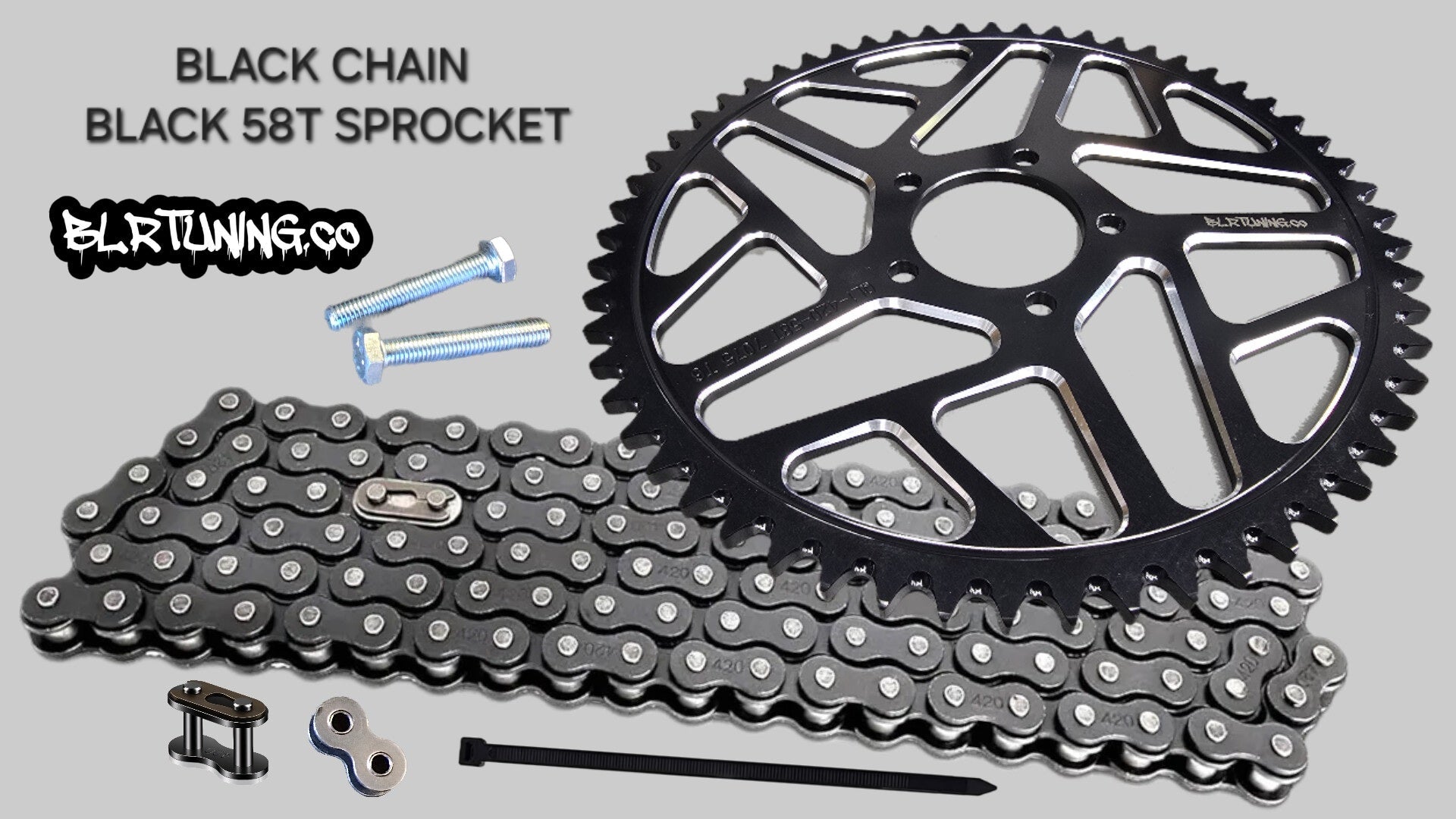 RAWRR MANTIS X 58 TOOTH REAR SPROCKET MAX TORQUE CONVERSION KIT - Howling Moto