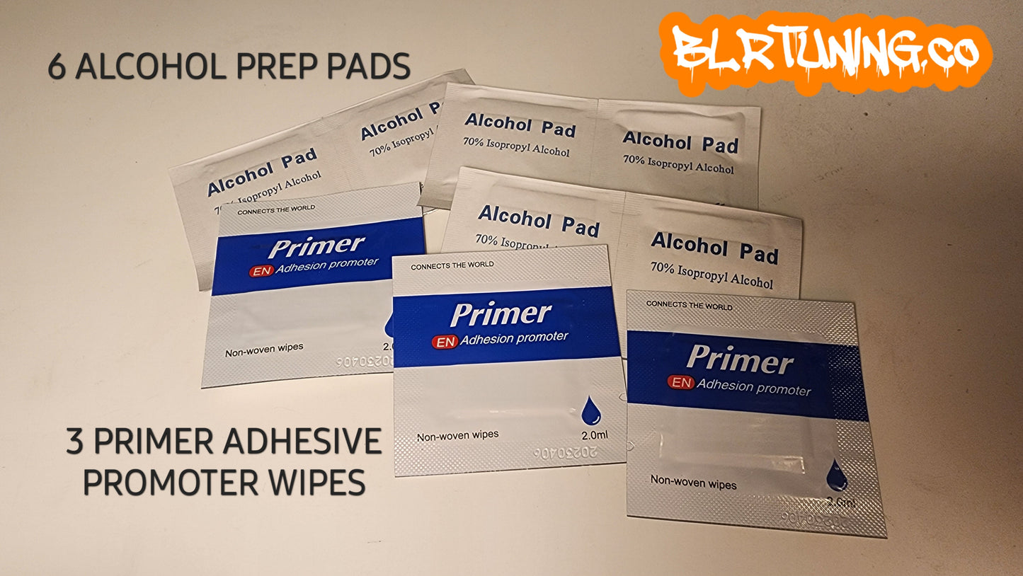 ALCOHOL PREP PADS AND PRIMER ADHESION PROMOTER WIPES BUNDLE - Howling Moto