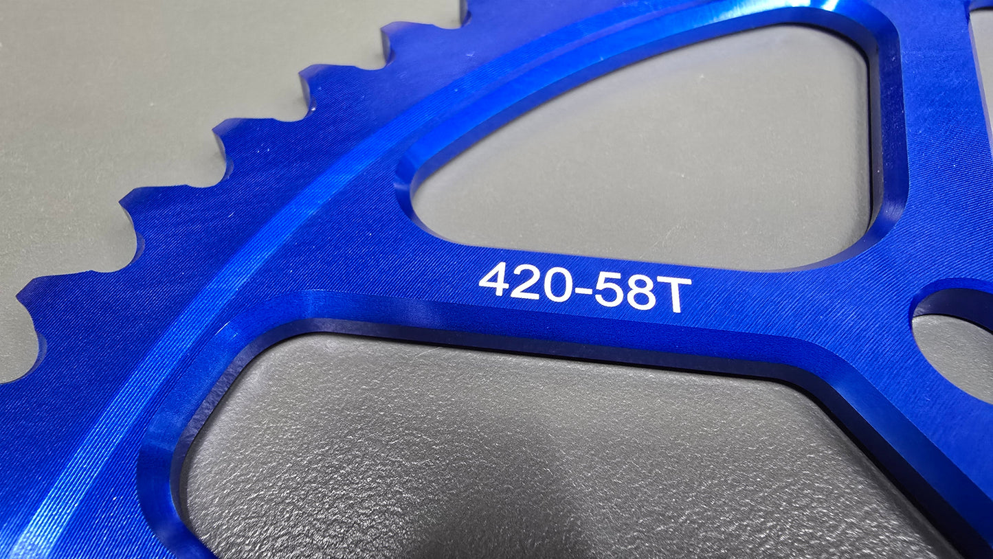 RAWRR MANTIS X 58 TOOTH REAR SPROCKET MAX TORQUE CONVERSION KIT - Howling Moto