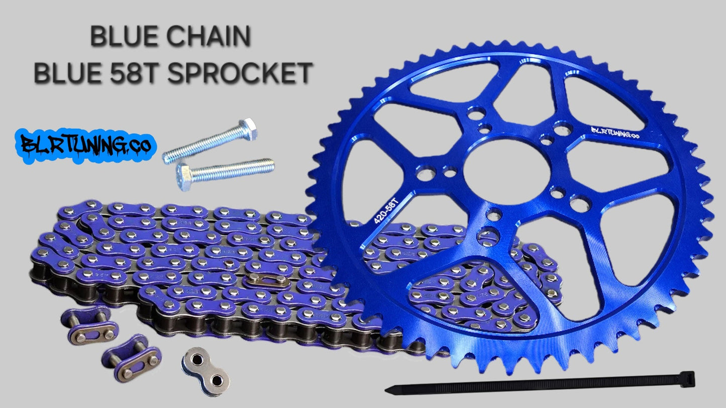 RAWRR MANTIS X 58 TOOTH REAR SPROCKET MAX TORQUE CONVERSION KIT - Howling Moto