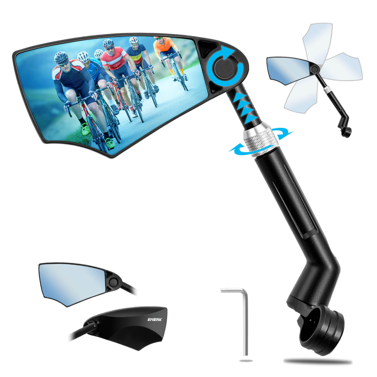 Handlebar Bike Mirror - Howling Moto