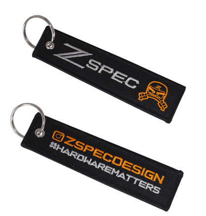 ZSPEC Design Jet Tag Keychains - Red or Black - Howling Moto