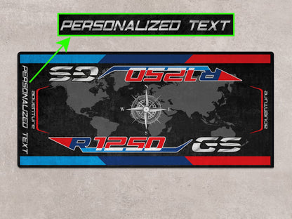 Motorcycle Mat for R1250GS Adventure Motorcycle - MM7247 - Howling Moto