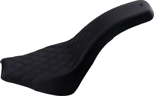 SADDLEMEN Profiler Seat - Front Lattice/Rear Smooth - Black 818-30-149