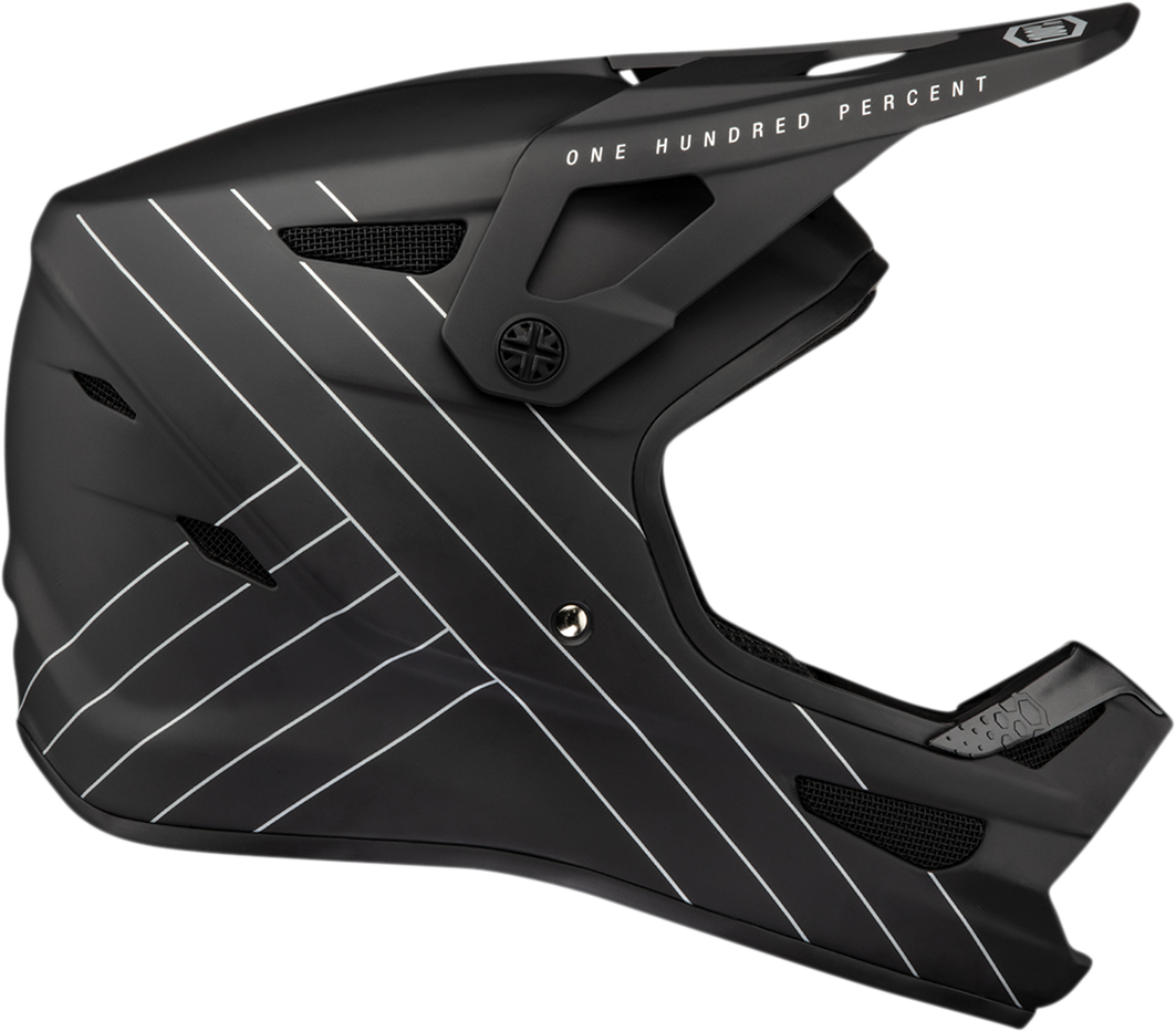 100% Status Helmet - Black - XL 80010-00005 - Howling Moto