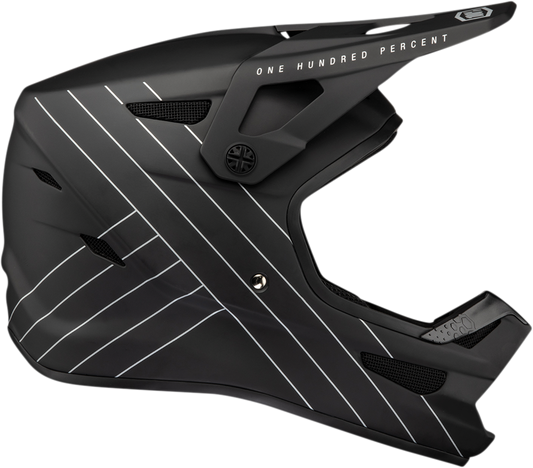 100% Status Helmet - Black - 2XL 80010-00006 - Howling Moto