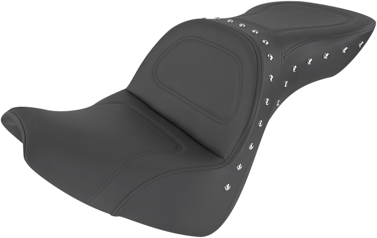Bill's Exhausts SADDLEMEN Explorer Special Seat for FXBR/S '18-'19, motorcycle seat with black cushion and sleek design