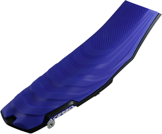 Blue Acerbis X Seat body for WR/YZ 2018-2023 motocross bikes with soft padding, designed for durability and comfort.