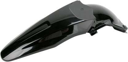 Acerbis black rear fender for motorcycle, body part with mounting points, designed for durability and style.