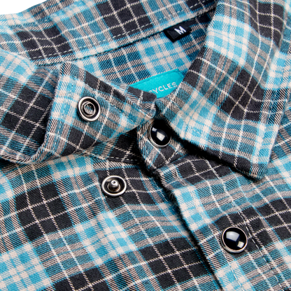 Bill's Exhausts BILTWELL Pacific Flannel Shirt in 2XL with a plaid pattern, featuring a button-up front and classic collar.