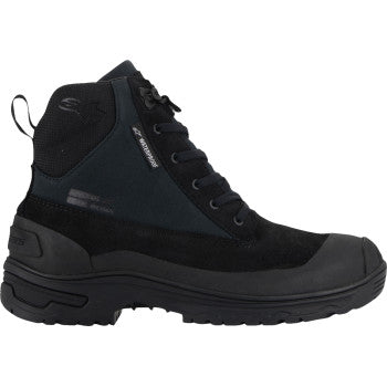 Alpinestars Judy WP black motorcycle boots size 37 with sturdy design and waterproof features.
