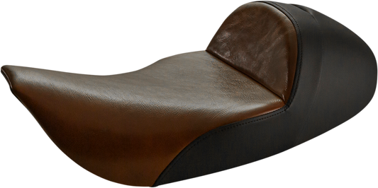 SADDLEMEN Seat - Lariat Solo - Low - Distressed Brown 897-06-0041