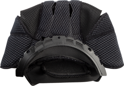 Black AFX FX-37X Liner helmet in XS size, designed for helmet interior fit and comfort, by Bill's Exhausts.