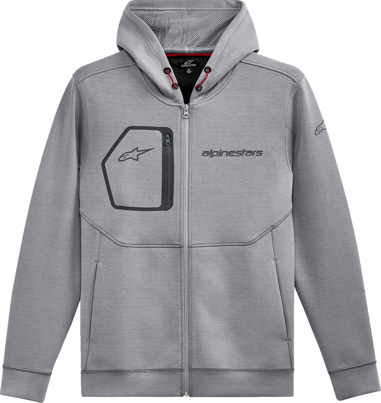 ALPINESTARS Convex Tech Hoodie - Heather Gray - Large 1212530201026L - Howling Moto