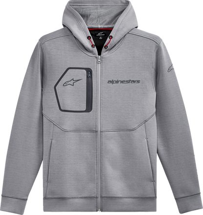 ALPINESTARS Convex Tech Hoodie - Heather Gray - Large 1212530201026L - Howling Moto