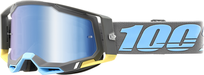 100% Racecraft 2 Goggles - Trinidad - Blue Mirror 50010-00008 - Howling Moto