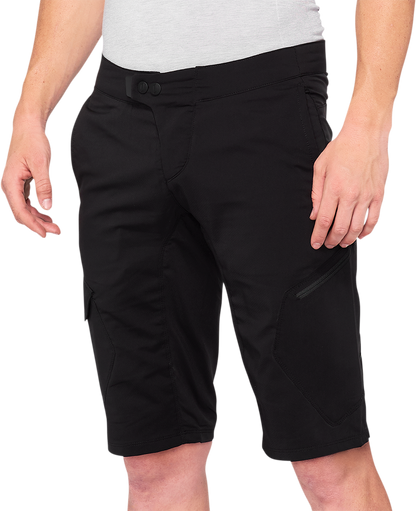 100% Ridecamp Shorts - Black - US 34 40029-00003 - Howling Moto