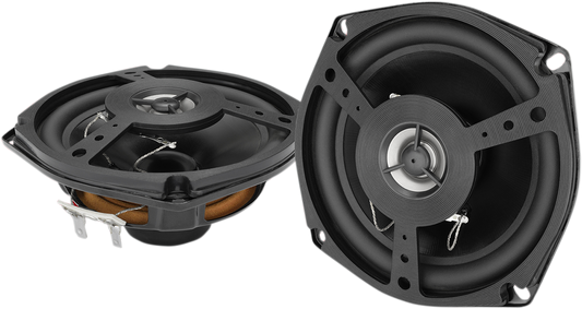 Bill's Exhausts SHOW CHROME 4-1/2" speakers for Honda GL1800 2001-2021 motorcycle, featuring chrome finish and dual speaker design.