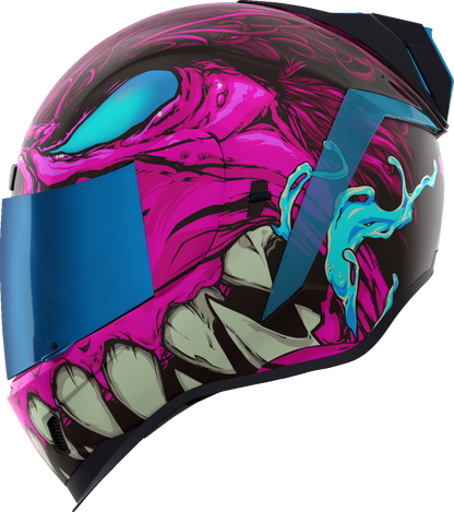 Pink ICON Airform™ helmet for men with MIPS® protection, small size, featuring a sleek helmet design.