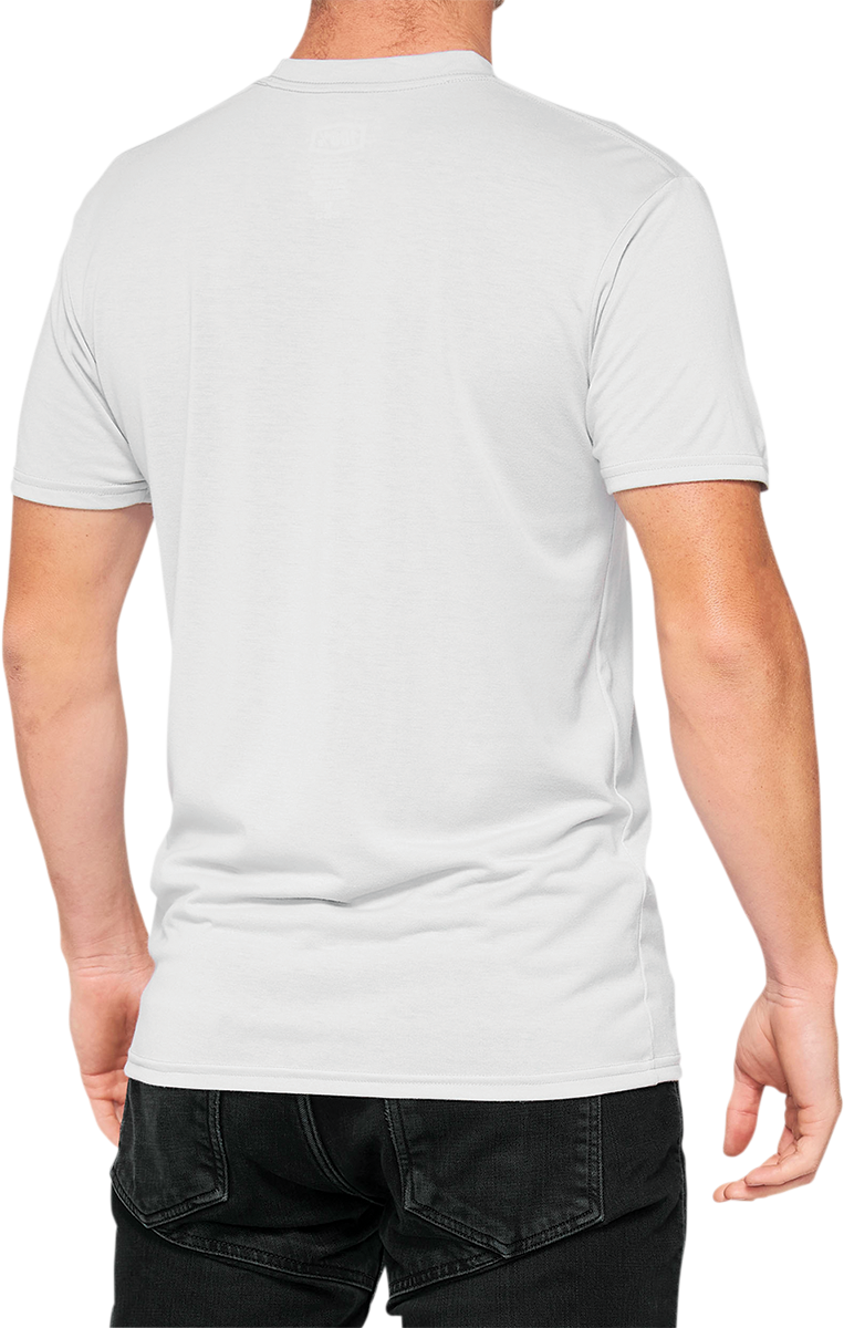 100% Cropped Tech T-Shirt - Vapor - Large 35026-404-12 - Howling Moto