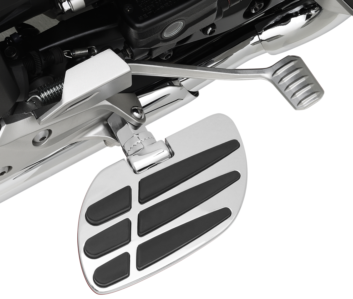 SHOW CHROME GL18 21-356 driver board for engine, designed by Bill's Exhausts, with chrome finish and detailed electronic components.