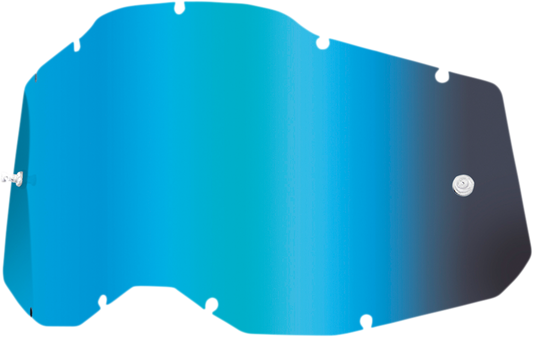 100% Youth Accuri 2/Strata 2 Lens - Blue Mirror 59107-00002 - Howling Moto