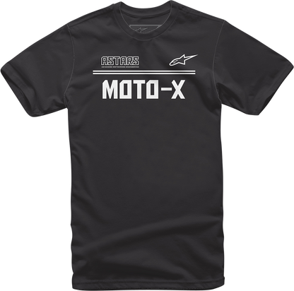 Black and white ALPINESTARS Moto X T-Shirt in XL size, featuring branded design and casual fit.