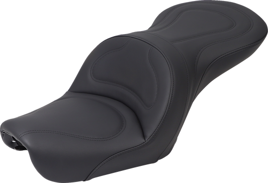 SADDLEMEN Seat - Explorer - Without Backrest - Stitched - Black - FXD '04-'05 804-04-0291