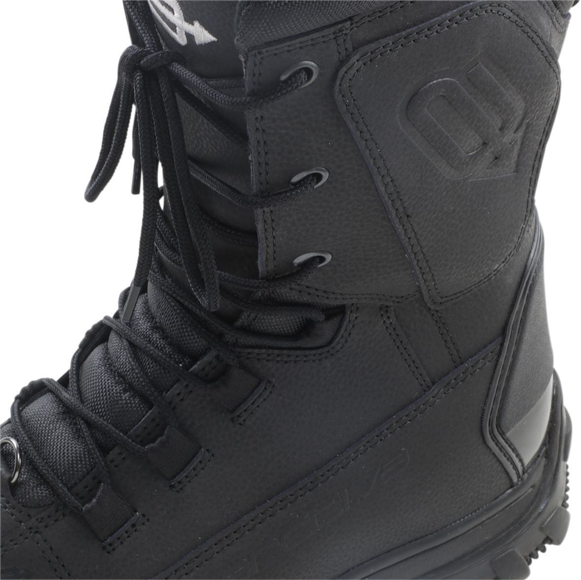Black replacement laces for ARCTIVA Advance boots, size 10-14, from Bill's Exhausts, shown laid out for easy replacement.